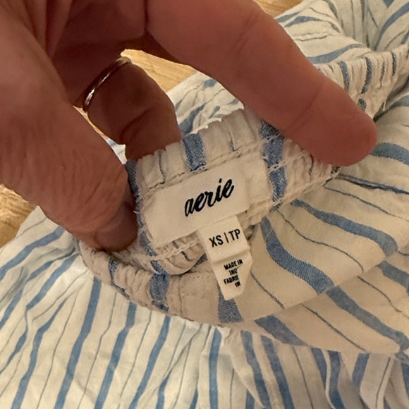 Aerie Blue and White Striped Mini Dress - Picture 5 of 6